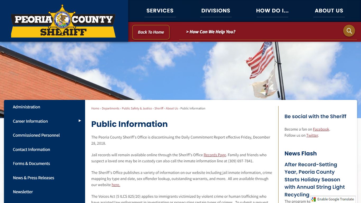 Public Information | Peoria County, IL